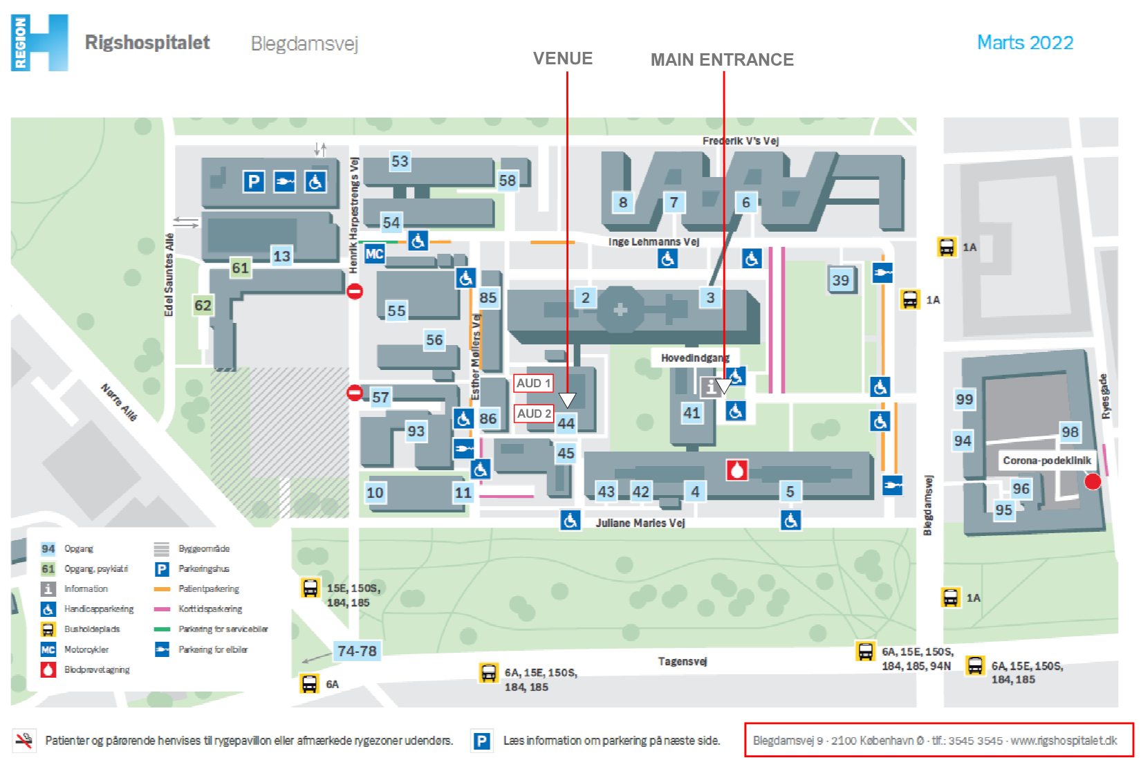 Rigshospitalet, Copenhagen